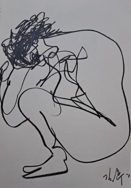 [2024] Untitled, Graphite on paper, Size Unknown
